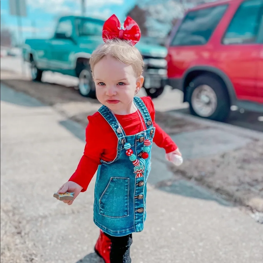 Thing 1 & 2 Dr. Seuss Adjustable Necklace